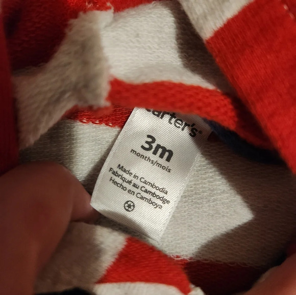 Carter's 3 Months Zip Up Jacket With Dog - Picture 6 of 9